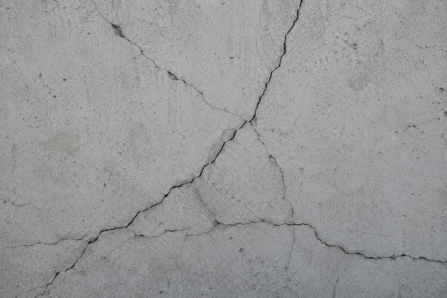 Cracks on concrete